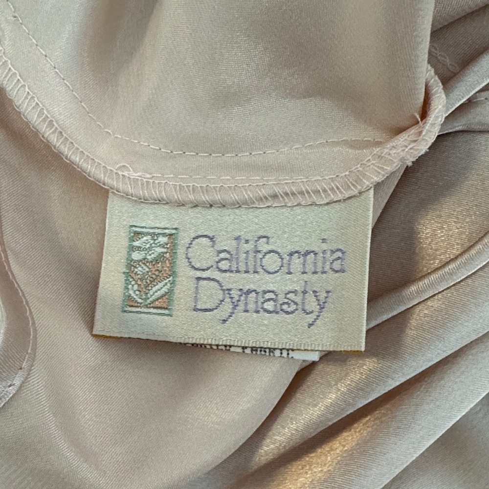 Lace & Beaded Detailed Short Robe  with Chemise by California Dynasty S - Picture 14 of 16